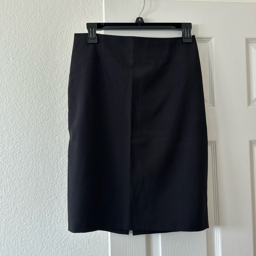 Ann Taylor Black Pencil Skirt Size 4